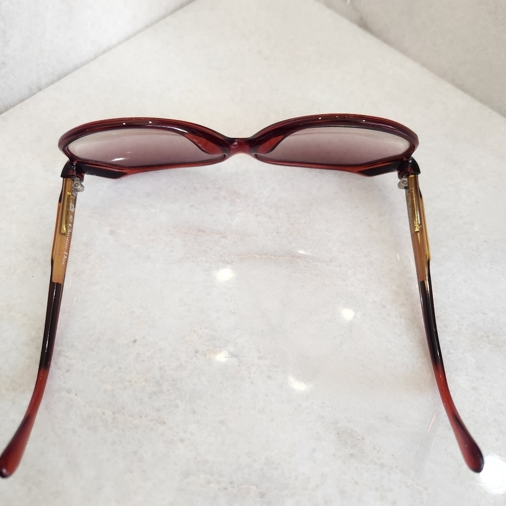 Vintage 1970s Dior 2259 30 Sunglasses OPTYL Red Frames GERMANY O-124 - Picture 12 of 16
